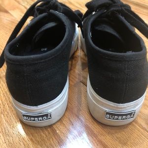 Superga Shoes - Black Platform Supergas Superga Shoes - Black Platform Supergas